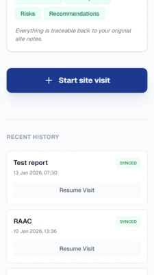 Multiple report history